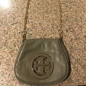Gray Tory Burch purse